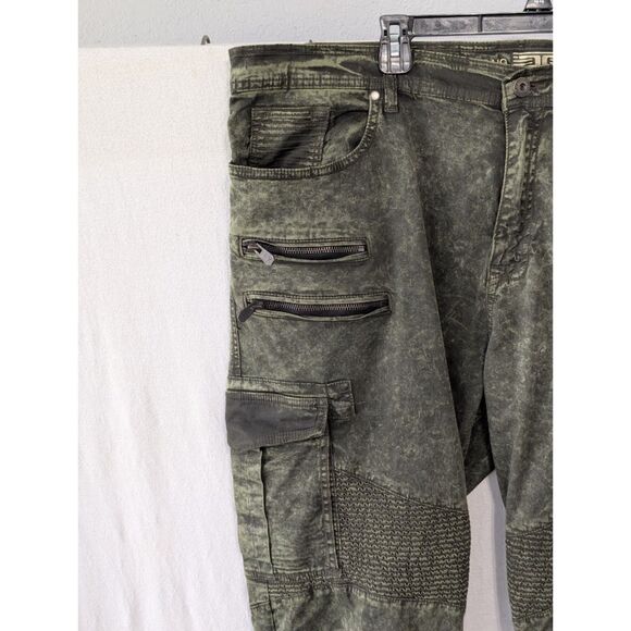 Jordan Craig Aaron Legacy Edition Green Embellished Jeans Men's Size 42x32 - Picture 5 of 15